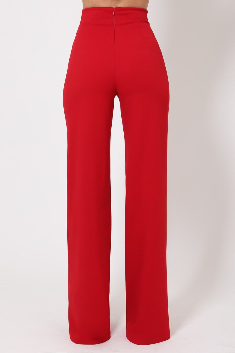 THE ASHLEIGH Double Reverse G Buckle Detail Pants '