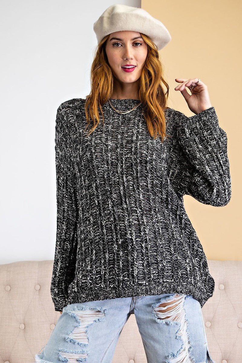 THE IVY Textured Knitted Sweater
