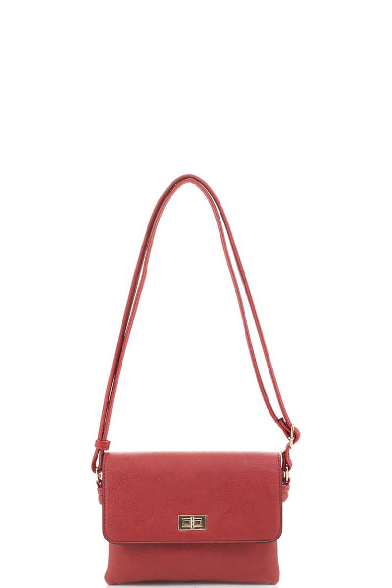 THE LACY Smooth Colored Crossbody Bag
