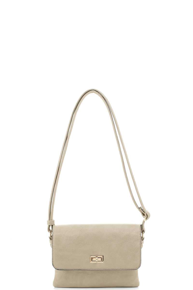 THE LACY Smooth Colored Crossbody Bag