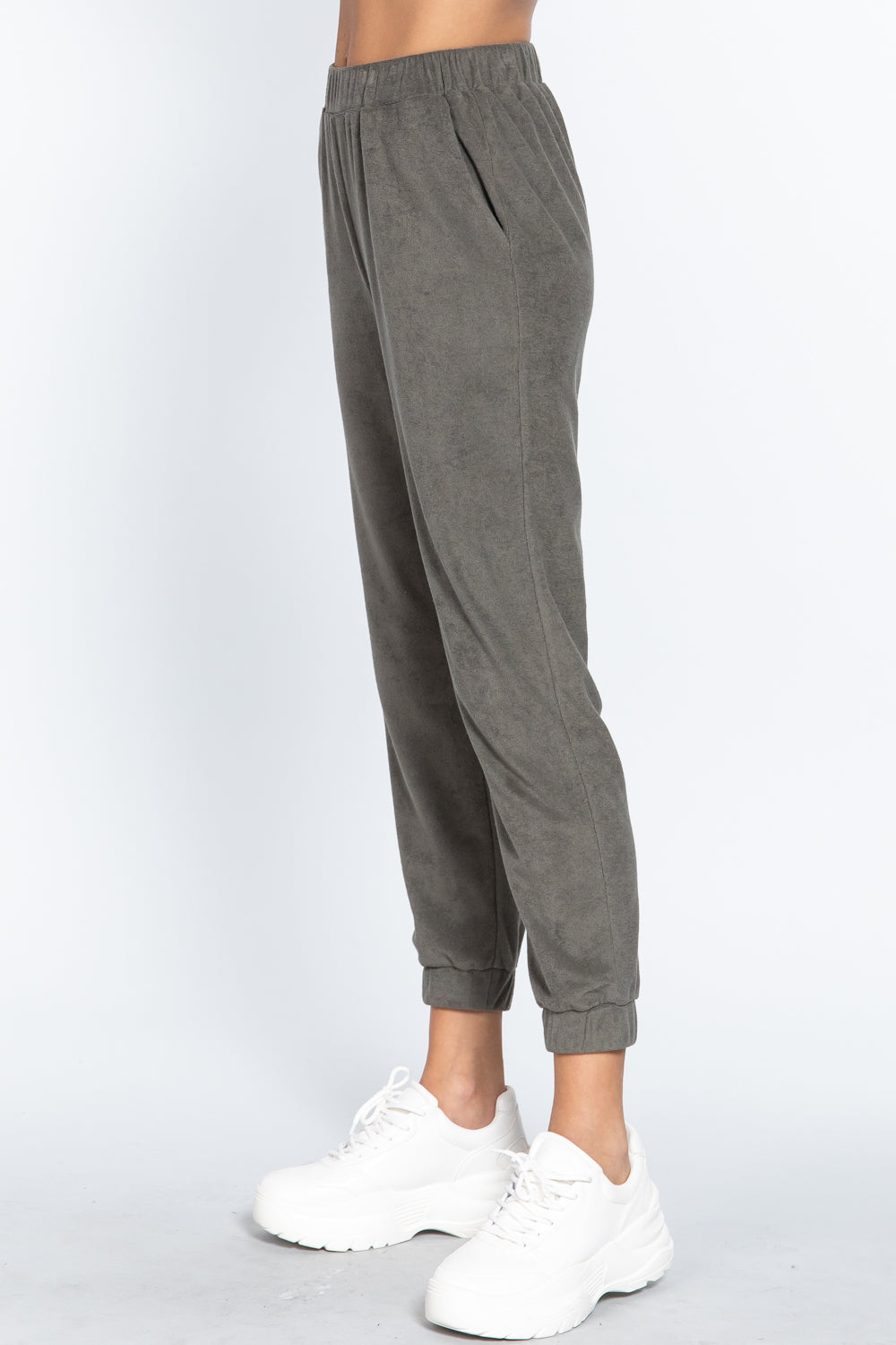 THE LIFE Terry Towelling Long Jogger Pants