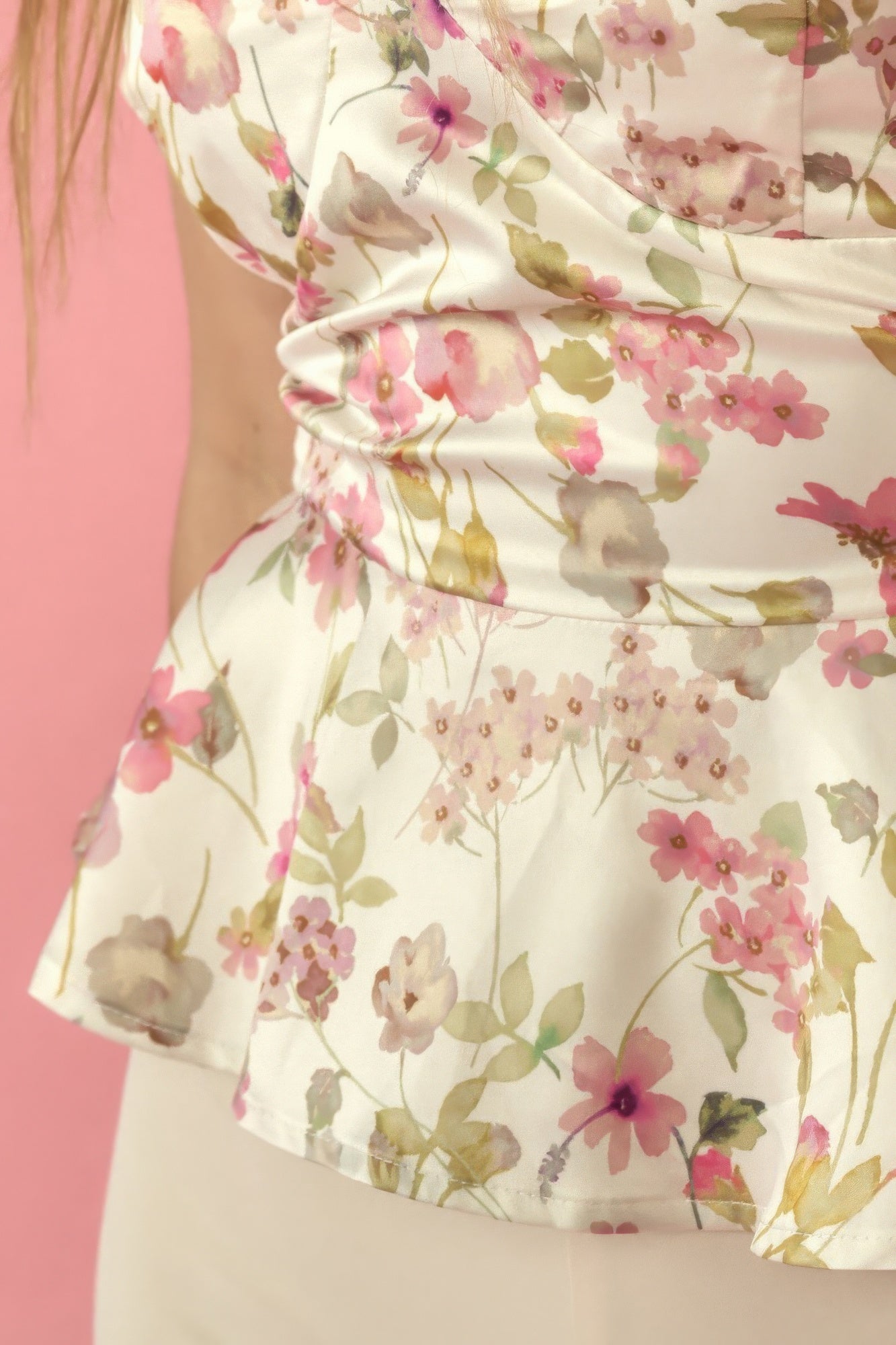 THE LEXI A Floral Print, Woven Cami Top