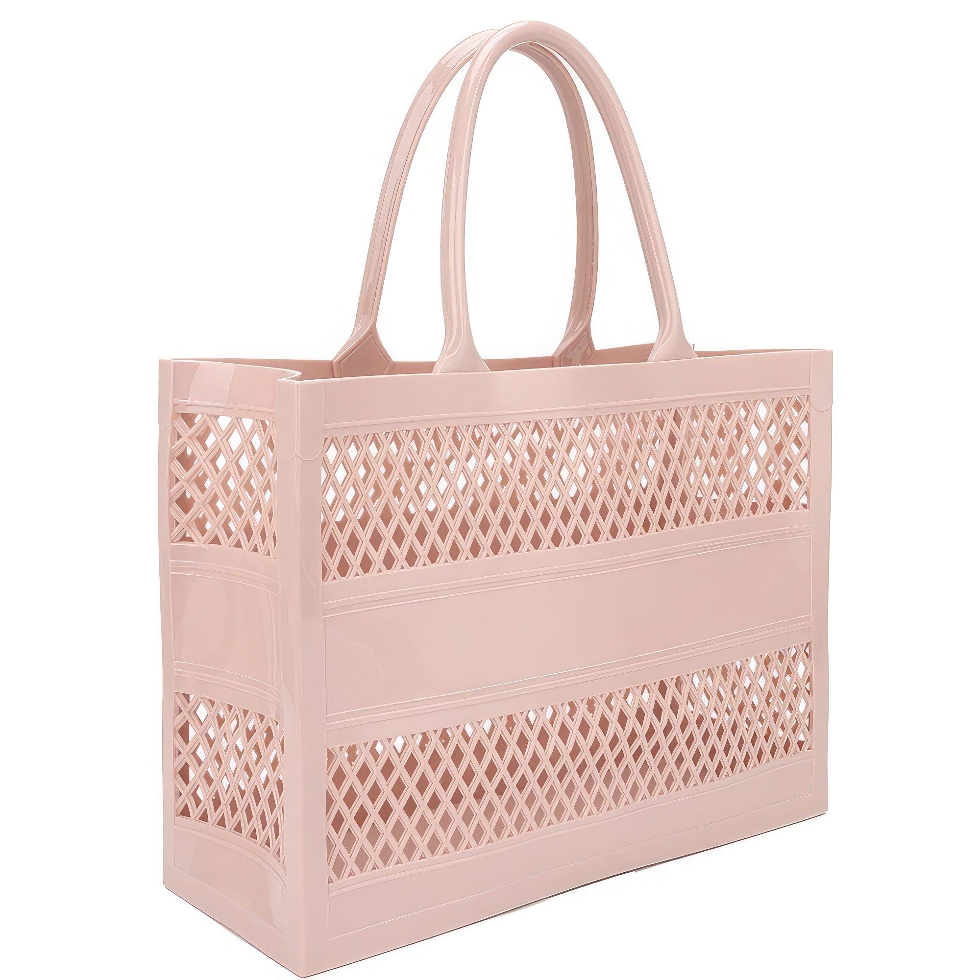 THE NOREEN Smooth Vented Handle Tote Bag