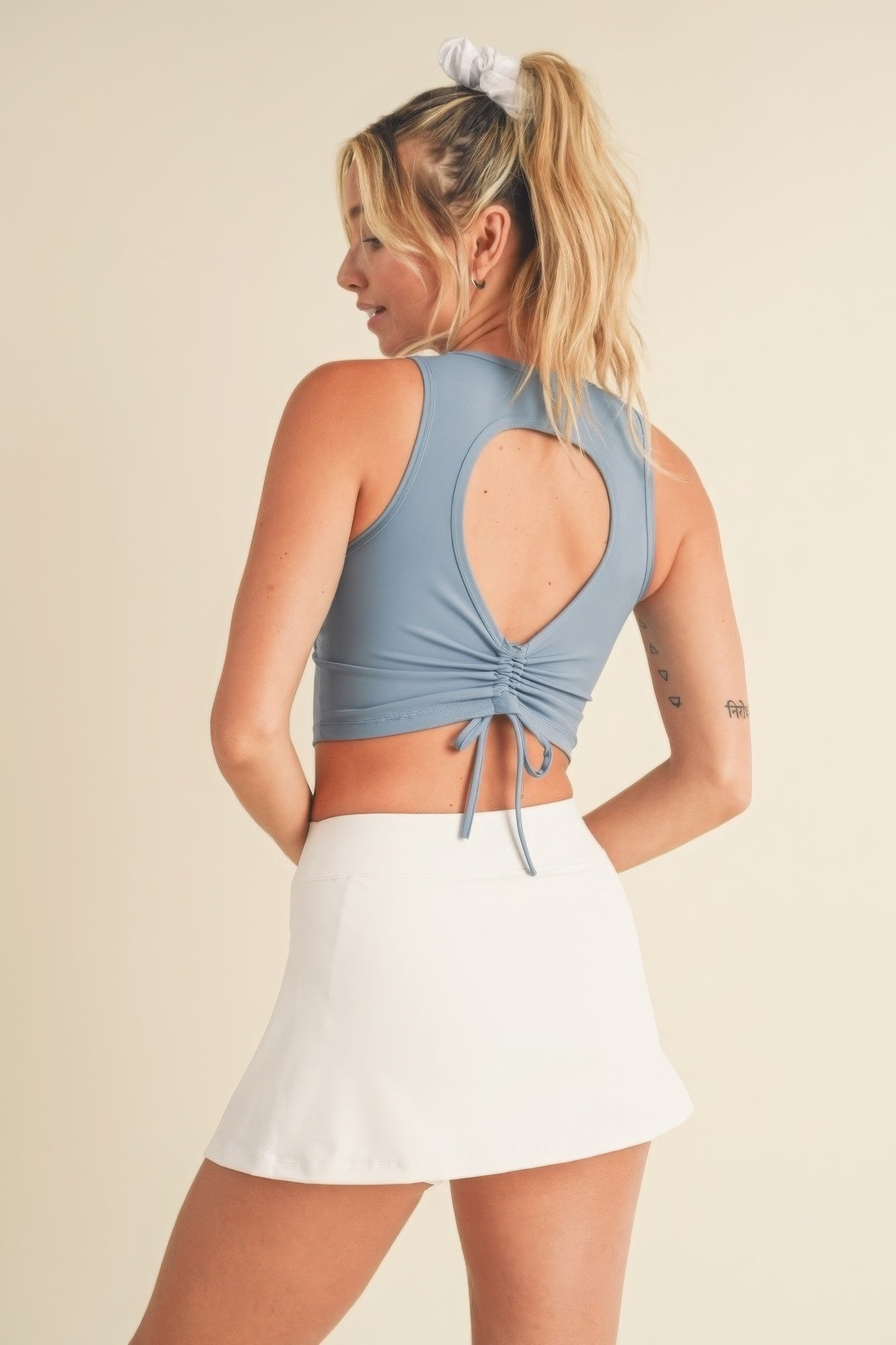 THE CALLI Corset Inspired Cropped Tank Top