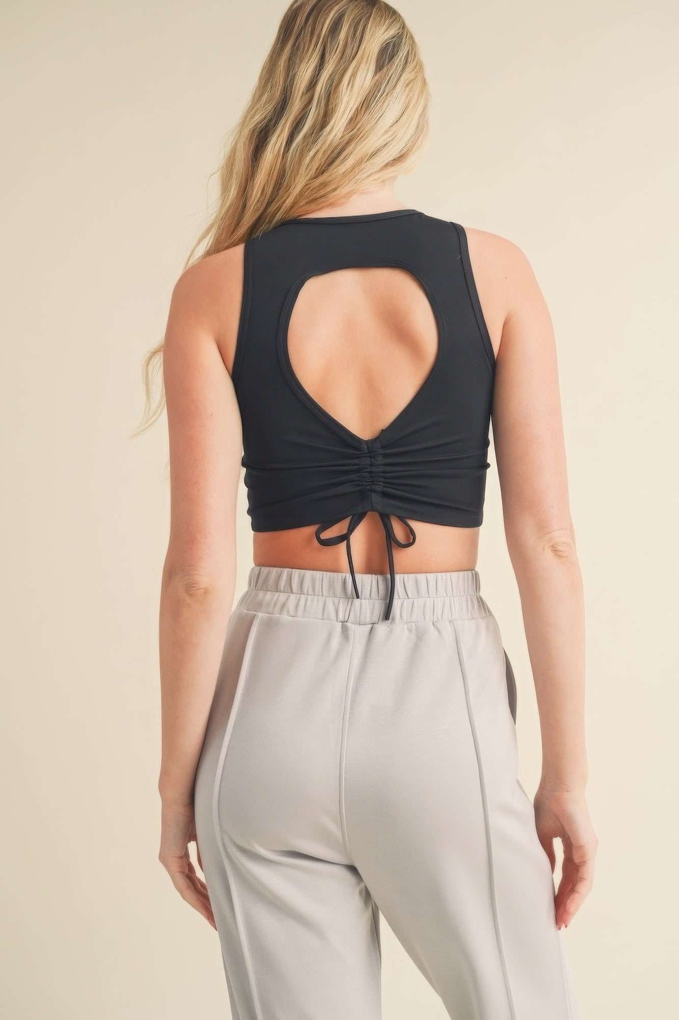 THE CALLI Corset Inspired Cropped Tank Top